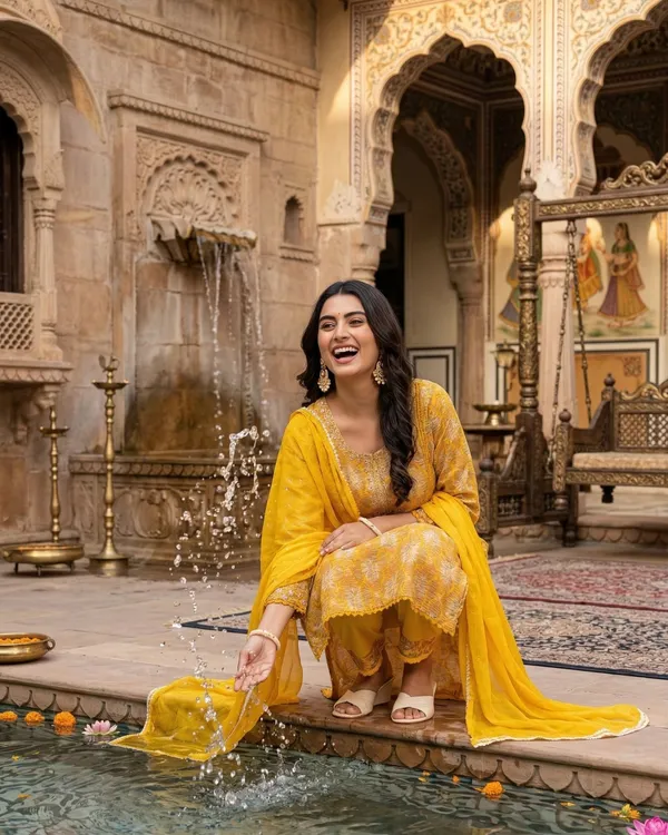 Womens_Mustard_Yellow_Rayon_Printed_And_Embroidered_Kurta_Pant_Dupatta_Set_|_Ethnic_Festive_Party_Wear_Kurta_Set_For_Women