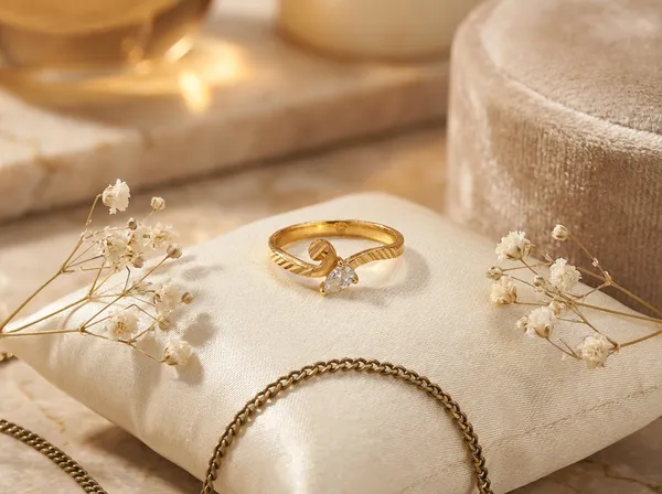 Amora_Heart_Gold_Stainless_Steel_Premium_Ring
