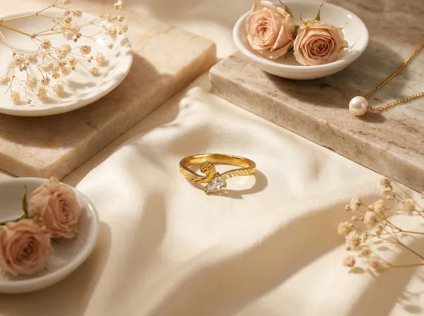 Amora_Heart_Gold_Stainless_Steel_Premium_Ring