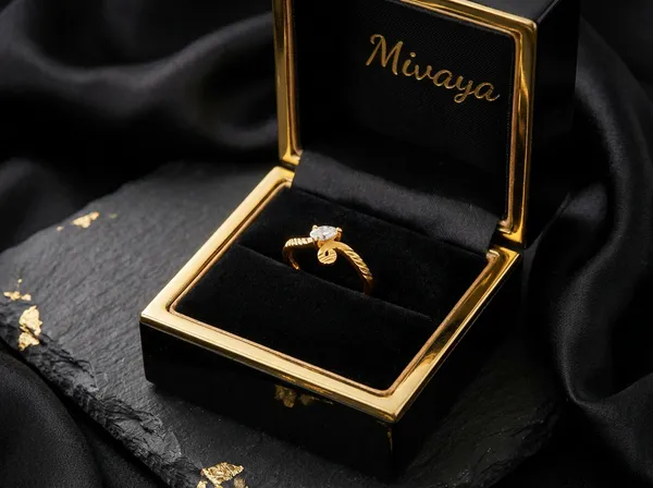 Amora_Heart_Gold_Stainless_Steel_Premium_Ring