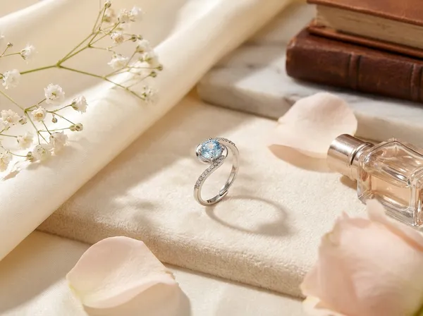 Azure_Teardrop_Silver_Stainless_Steel_Premium_Ring