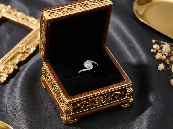 Azure_Teardrop_Silver_Stainless_Steel_Premium_Ring