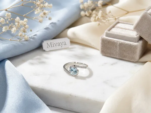 Azure_Teardrop_Silver_Stainless_Steel_Premium_Ring
