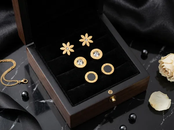 Noir_Roman_Gold_Stainless_Steel_Premium_Earrings