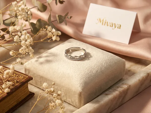 Linked_Grace_Silver_Stainless_Steel_Premium_Ring