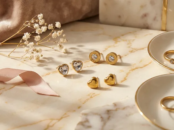 Amora_Heart_Gold_Stainless_Steel_Premium_Earrings
