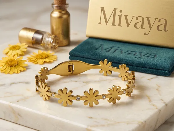 Meadow_Bloom_Gold_Stainless_Steel_Premium_Bracelet