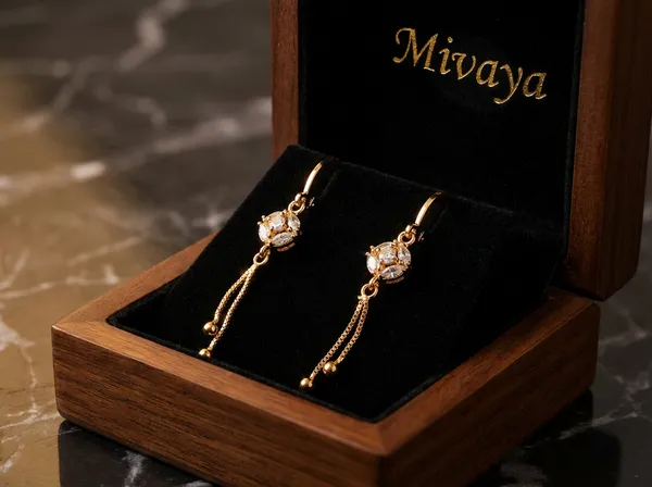 Crystal_Blossom_Tassel_Gold_Stainless_Steel_Premium_Earrings