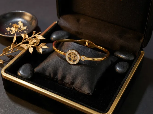 Harmony_Tree_Gold_Stainless_Steel_Premium_Bracelet