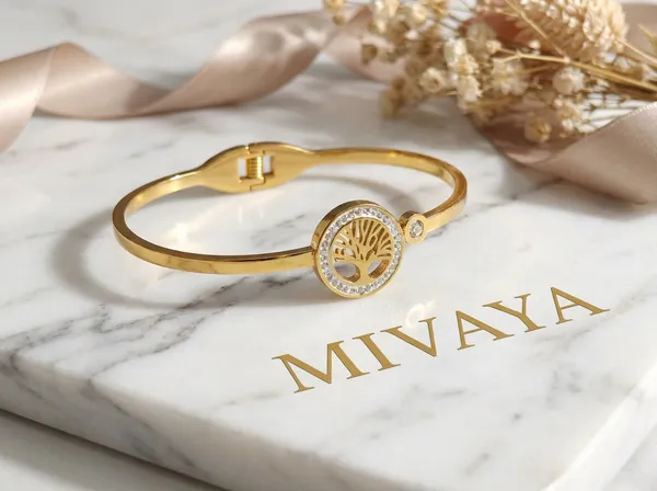 Harmony_Tree_Gold_Stainless_Steel_Premium_Bracelet