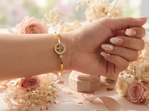 Harmony_Tree_Gold_Stainless_Steel_Premium_Bracelet