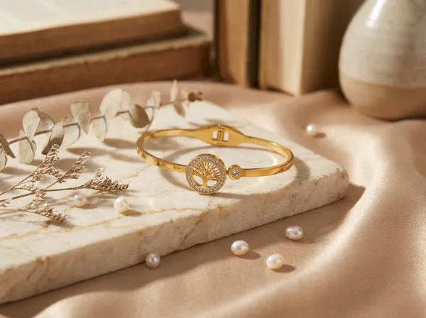 Harmony_Tree_Gold_Stainless_Steel_Premium_Bracelet