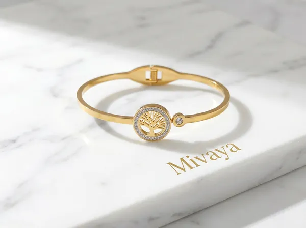 Harmony_Tree_Gold_Stainless_Steel_Premium_Bracelet
