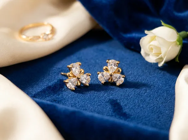 Blossom_Spark_Gold_Stainless_Steel_Premium_Earrings