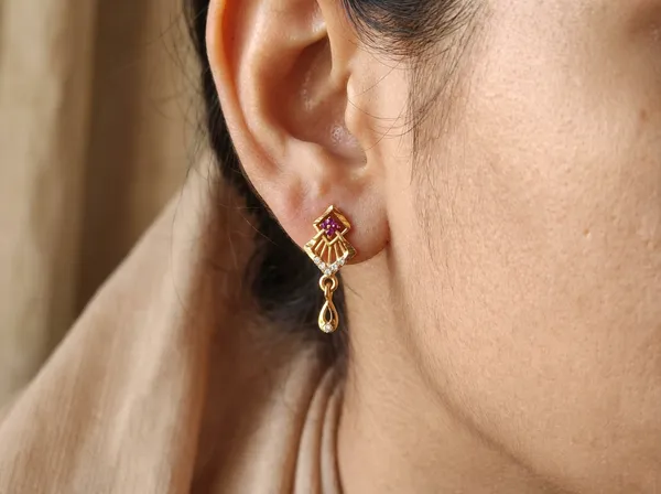 Ruby_Bloom_Drop_Gold_Stainless_Steel_Premium_Earrings