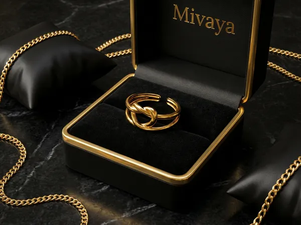 Amora_Knot_Gold_Stainless_Steel_Premium_Ring