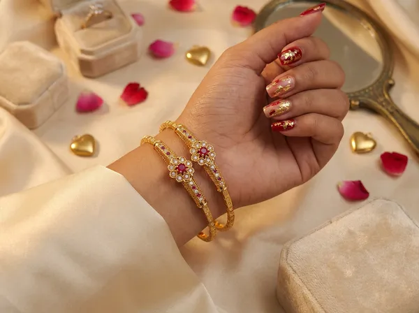 Maharani_Bloom_Gold_Stainless_Steel_Premium_Bangles