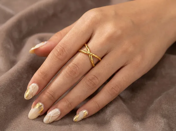Infinity_Cross_Gold_Stainless_Steel_Premium_Ring