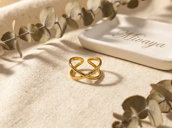 Infinity_Cross_Gold_Stainless_Steel_Premium_Ring