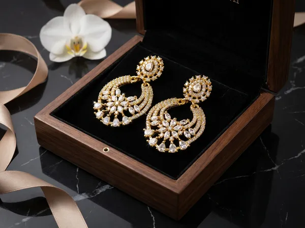 Royal_Bloom_Chandeliers_Gold_Stainless_Steel_Premium_Earrings