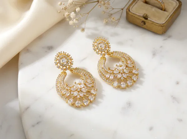 Royal_Bloom_Chandeliers_Gold_Stainless_Steel_Premium_Earrings