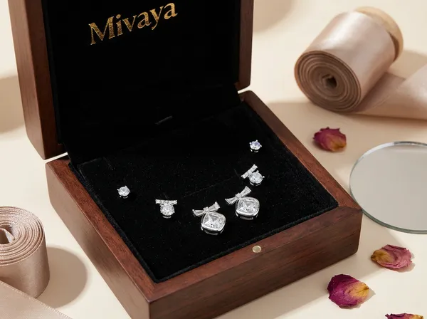 Duchess_Bow_Silver_Stainless_Steel_Premium_Earrings