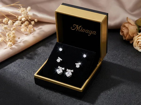 Duchess_Bow_Silver_Stainless_Steel_Premium_Earrings