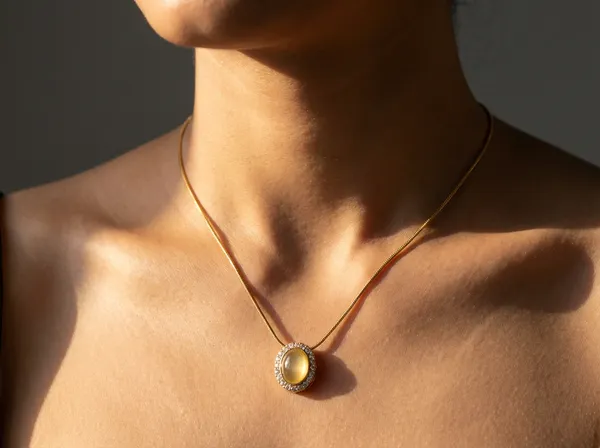 Moonstone_Halo_Gold_Stainless_Steel_Premium_Necklace