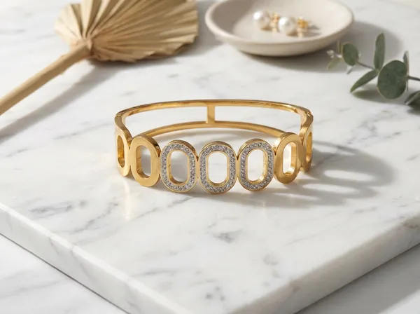 Infinity_Oval_Cuff_Gold_Stainless_Steel_Premium_Bracelet