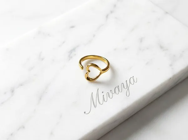Forever_Heart_Gold_Stainless_Steel_Premium_Ring