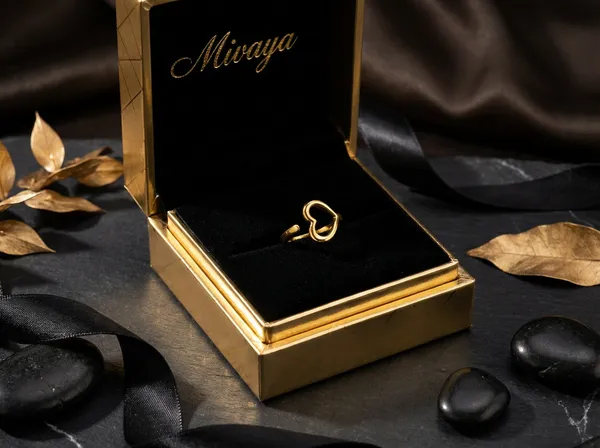 Forever_Heart_Gold_Stainless_Steel_Premium_Ring