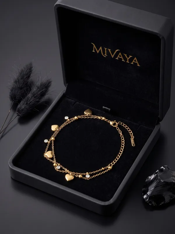 Heart_Harmony_Gold_Stainless_Steel_Premium_Bracelet