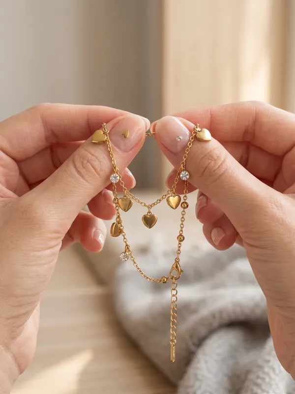 Heart_Harmony_Gold_Stainless_Steel_Premium_Bracelet