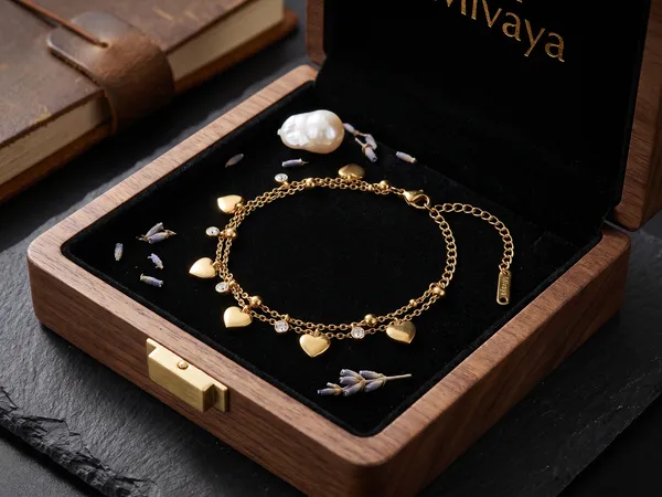 Heart_Harmony_Gold_Stainless_Steel_Premium_Bracelet