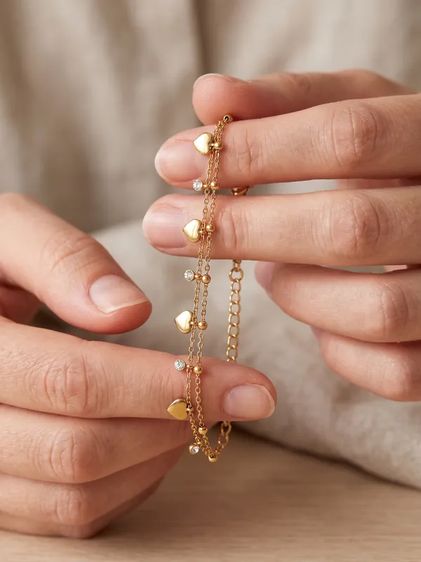 Heart_Harmony_Gold_Stainless_Steel_Premium_Bracelet