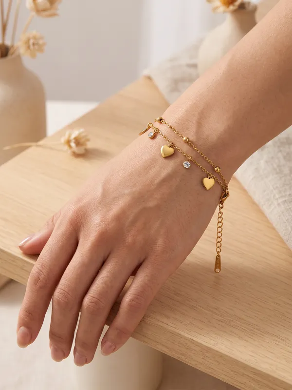 Heart_Harmony_Gold_Stainless_Steel_Premium_Bracelet
