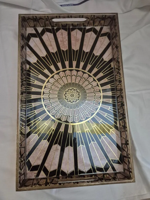 Gold_And_Black_Wooden_Earthy_Geometric_Sunburst_Serving_Trays_Set_Of_3