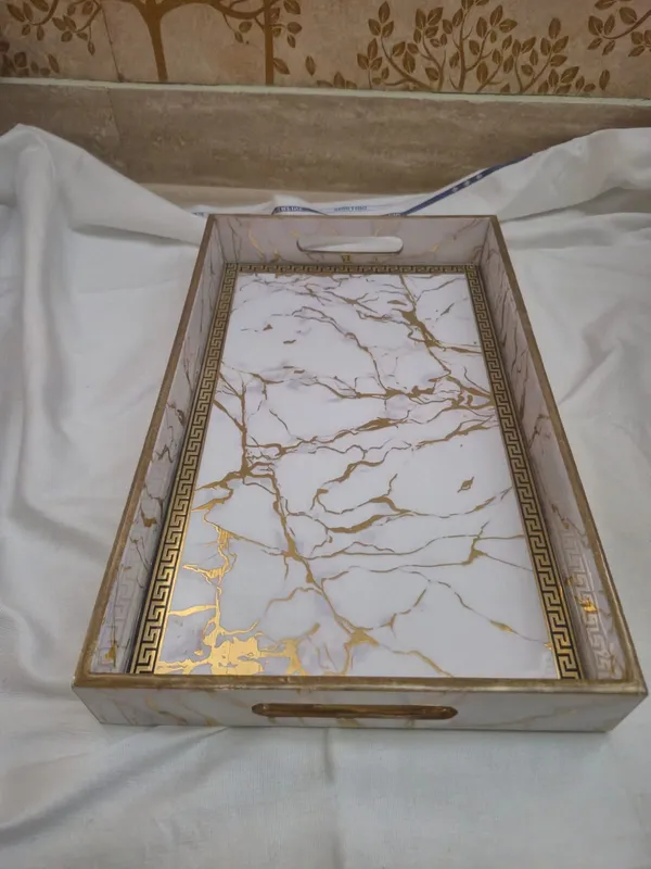 Gold_And_Beige_Wooden_Classic_White_Marble_Effect_Greek_Key_Trays_Set_Of_3