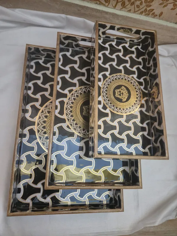 Black_And_Gold_Wooden_Moroccan_Geometric_Bone_Inlay_Serving_Trays_Set_Of_3