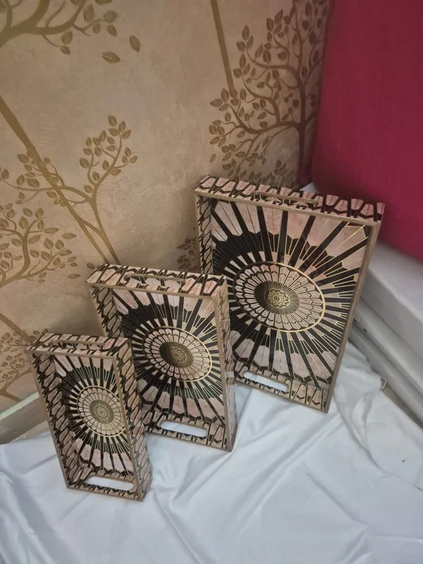 Gold_And_Black_Wooden_Earthy_Geometric_Sunburst_Serving_Trays_Set_Of_3