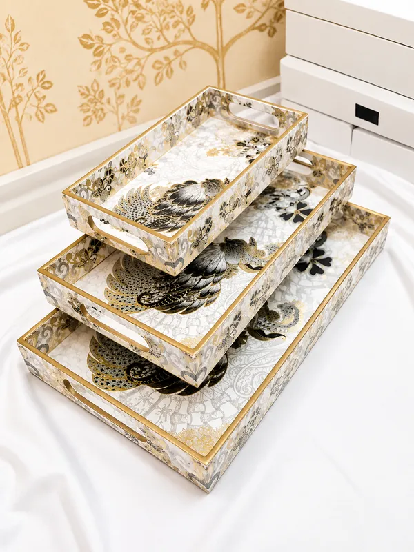 Gold_And_Beige_Wooden_Decorative_Phoenix_Floral_Nesting_Trays_Set_Of_3