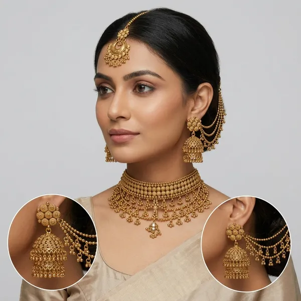 Golden_Brass_Necklace_Set_For_Women