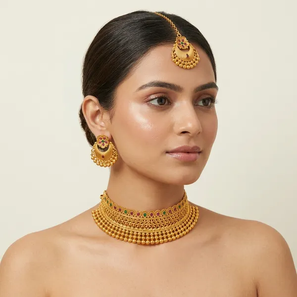Golden_Mazak_Temple_Choker_Set_For_Women