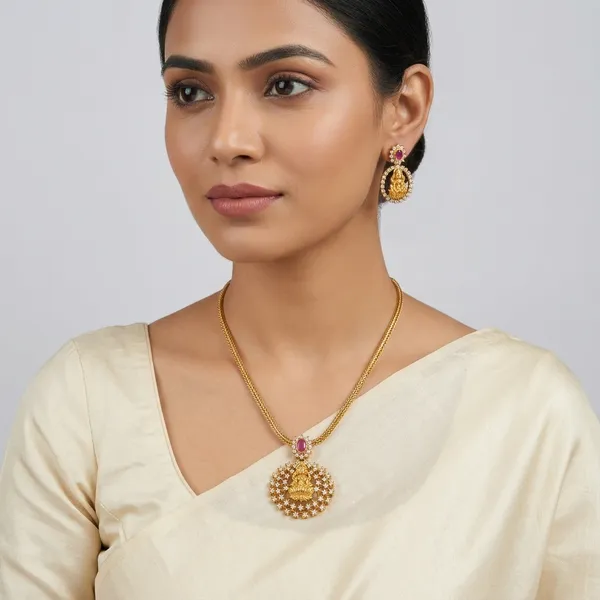 Multicolour_Brass_Necklace_Set_For_Women