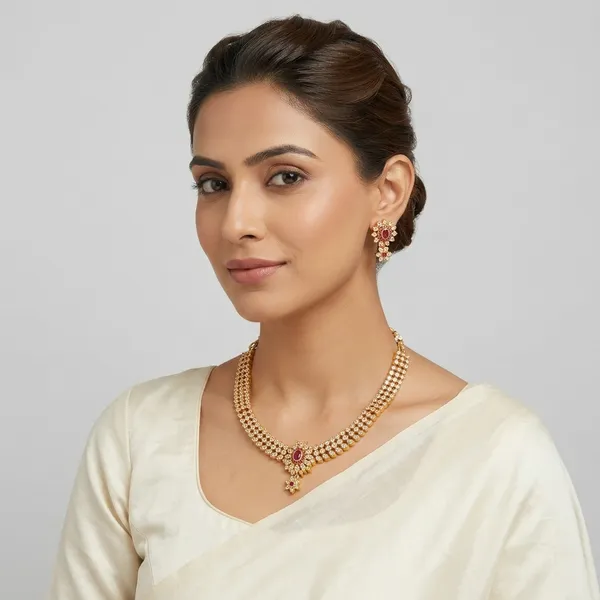 Ruby_Mazak_Diamond_Necklace_Set_For_Women