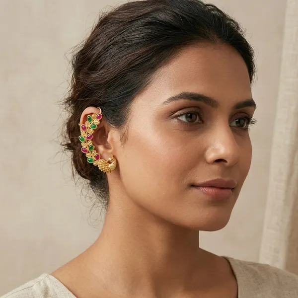 Golden_Mazak_Earcuff_For_Women