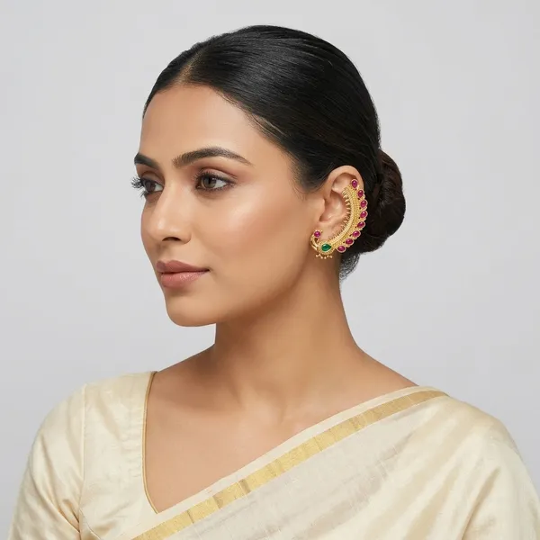 Golden_Mazak_Earcuff_For_Women