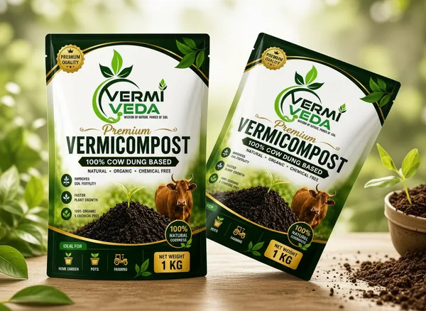 Vermi_Veda_Cow_Dung_Vermicompost_Organic_Fertilizer_1_Kg_Pack_Of_2_-_Pack_of_2