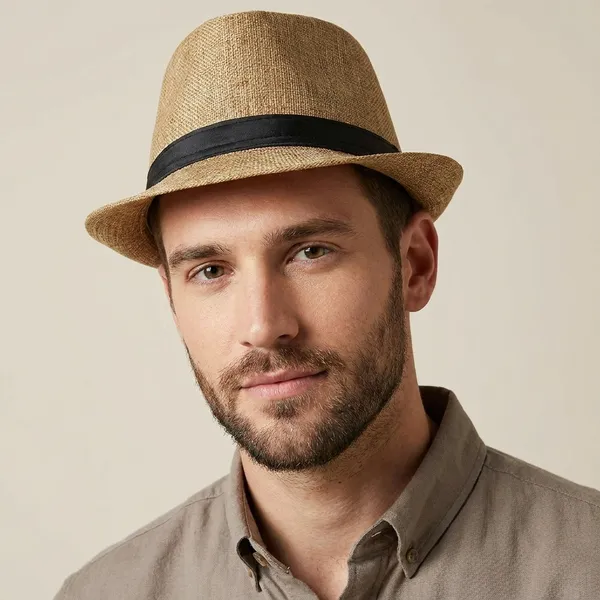 Unique_Collection_Fedora_Hat_Brown_And_Grey_(Pack_Of_2)