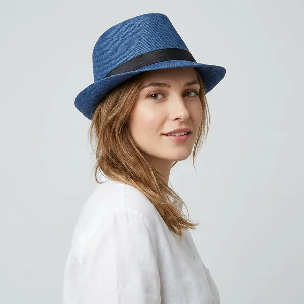 Linkin_Fashion_Fedora_Hat_Blue_(Pack_Of_1)